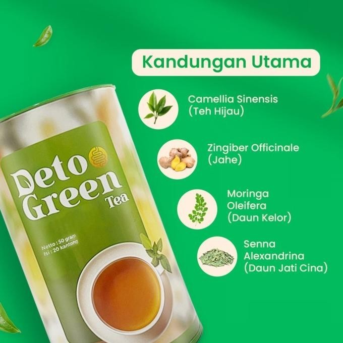 

Deto Green tea teh detok pembersih usus LJM