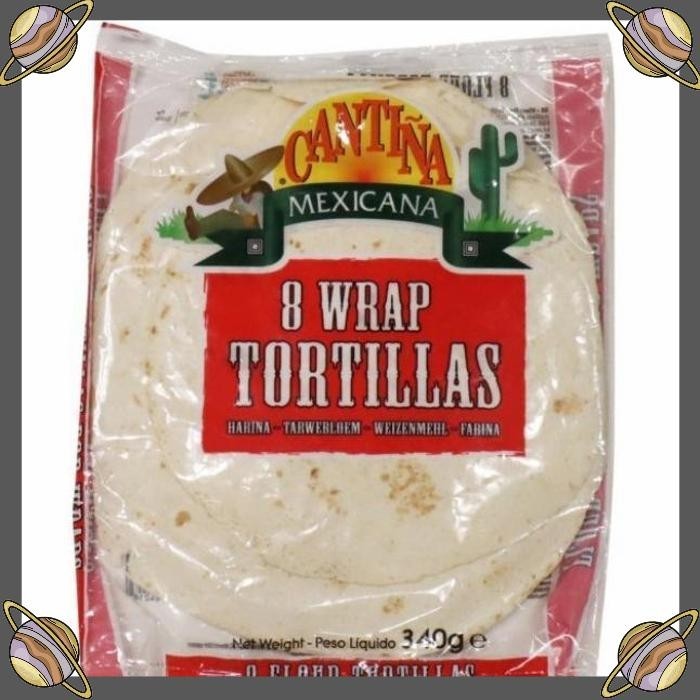 

[CLS] CANTINA MEXICANA 8 WRAPS TORTILLA/ KULIT KEBAB 20 CM