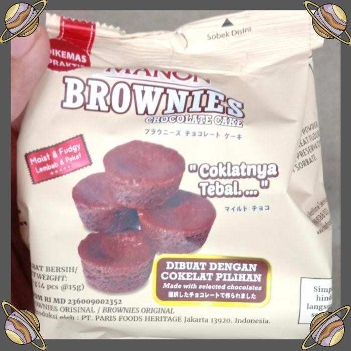 

[CLS] MANON BROWNIES DOUBLE ALMOND/CHOCOLATE CAKE 50 GR
