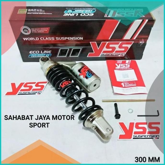 Shock Tabung YSS G-SIX 300MM Mio Fino Mio M3 Beat Karbu Scoopy Karbu 8
