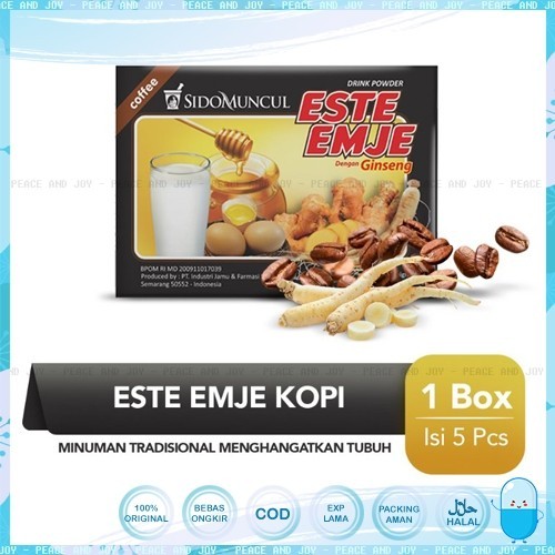 

ESTE EMJE DUS ISI 5 RASA KOPI STMJ SIDO MUNCUL DIJAMIN ORIGINAL