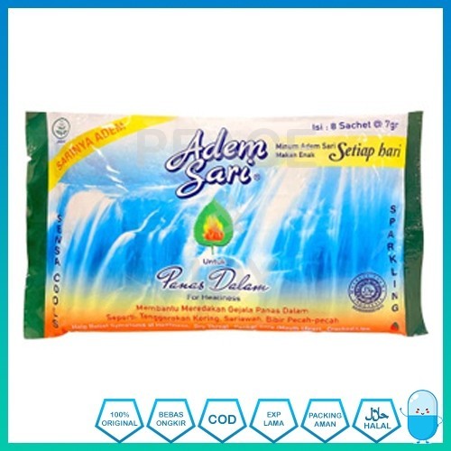 

ADEM SARI SACHET ISI 8 SACHET PEREDA PANAS DALAM BIBIR PECAH DAN SARIAWAN DIJAMIN ORIGINAL