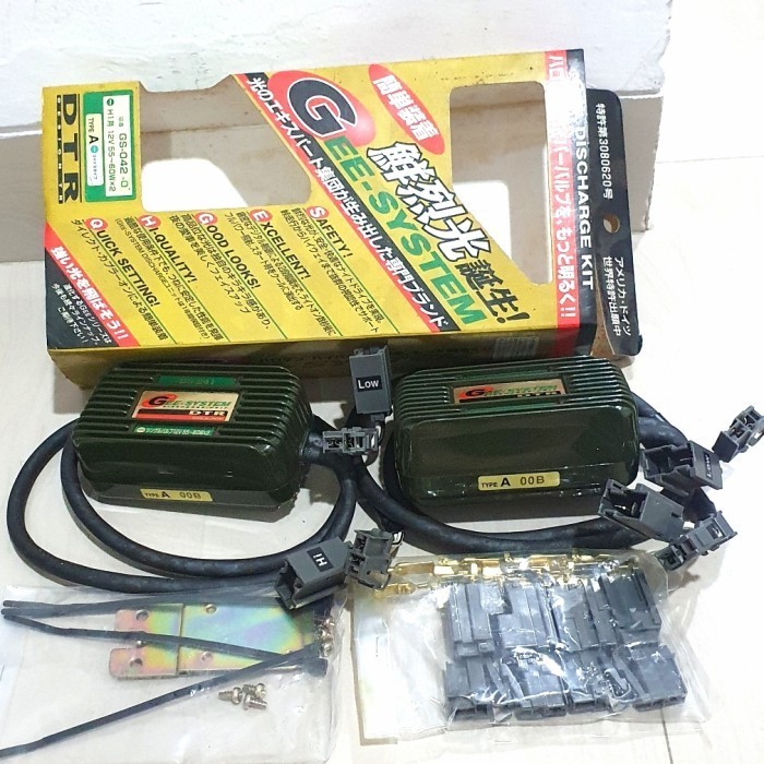 KABEL RELAY SET GEE SYSTEM JAPAN LAMPU HEADLAMP MBL TYPE H1,H3,HB4,H7