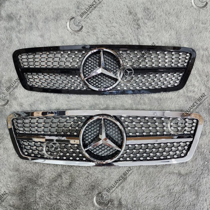 New Grill Diamond Mercedes W203 C200 C230 C240 2000-2007 Grille Amg W203