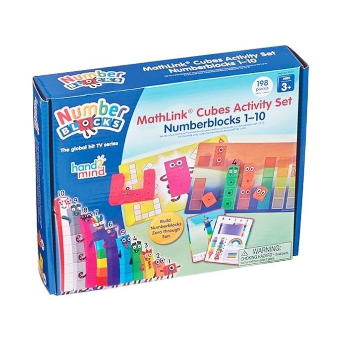 Hand2Mind Numberblocks MathLink Cubes 110 Activity Set