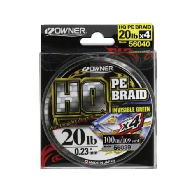 Owner PE HQ 56039 100m Braided Line Senar PE Pancing Laut Kuat