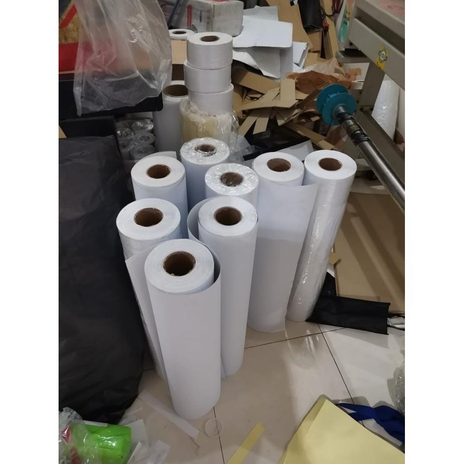 

Stiker Vinyl Inkjet Roll A1 60 cm x 30 M printer a4 a3 bisa cetak