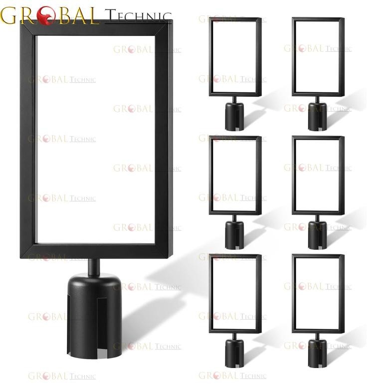 

My56 Sign Frame A4 Standing Holder Signage Poster Stainless / Papan Tiang Antrian Beli Lokal