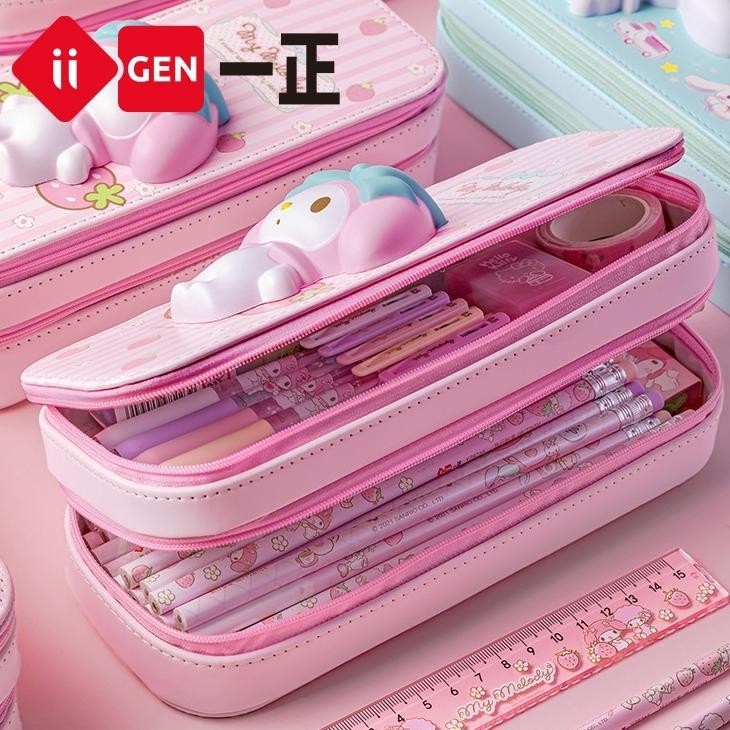 

Jh85 Kotak Tempat Pensil Case 3D Sanrio Lucu 2 Lapis Double Layer Squishy Iigen Terbaru