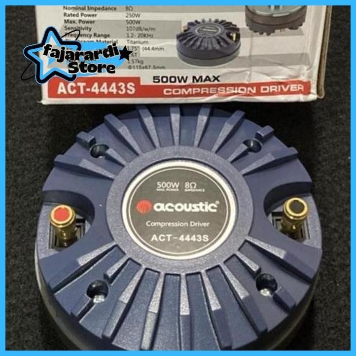 [ACOUSTIC - D443S] DRIVER TWEETER ACOUSTIC PA44 500 WATT fajarardi085