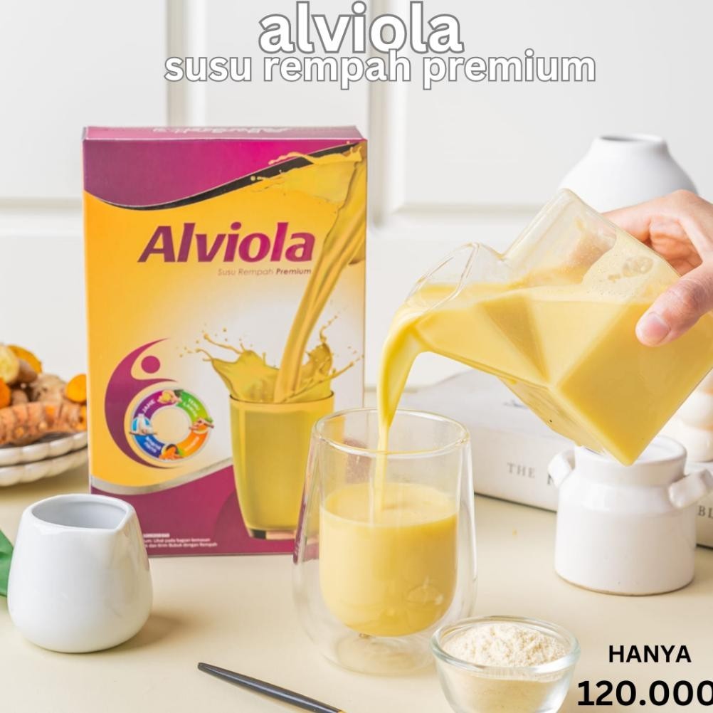 

ALVIOLA SUSU REMPAH PREMIUM ATASI KOLESTROL DAN REUMATIK