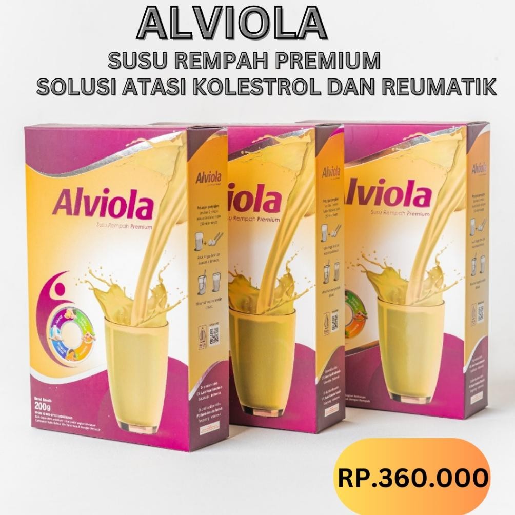 

PAKET 3 BOX ALVIOLA SUSU REMPAH PREMIUM BANTU ATASI REUMATIK DAN KOLESTROL