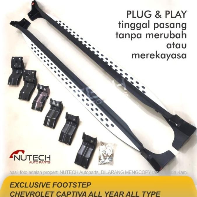 Footstep Foot Step Chevrolet Captiva Nfl Ss Fl Plug N Play Model Baru