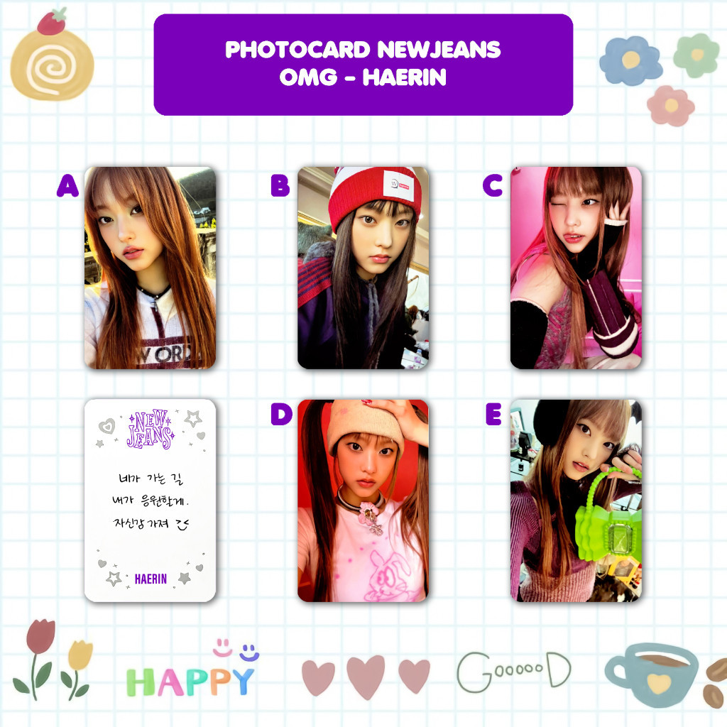 [REPLIKA] NEWJEANS OFFICIAL PHOTOCARD OMG