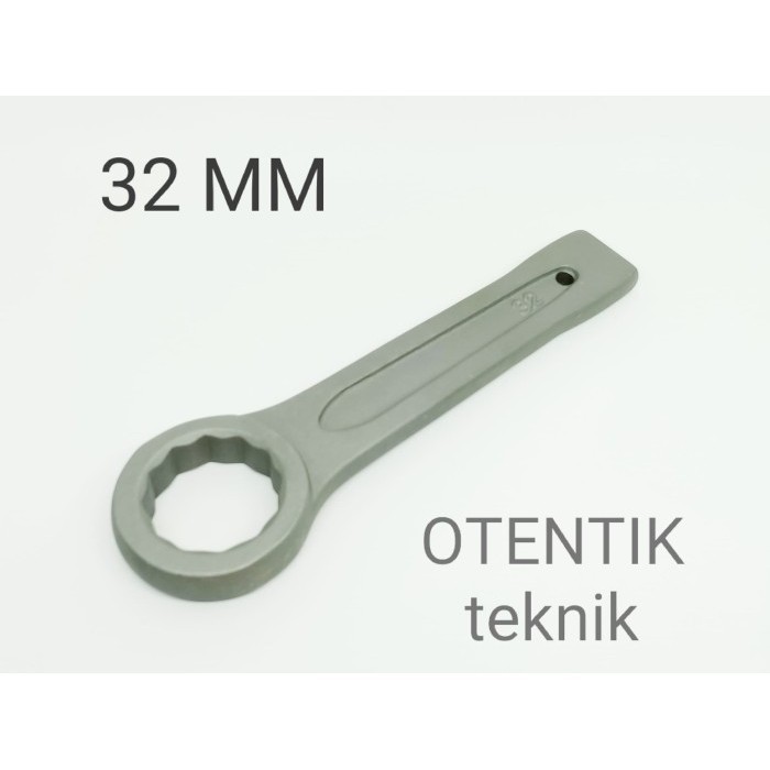 SLOGGING RING SPANNER 32 MM - KUNCI RING PUKUL 32 MM