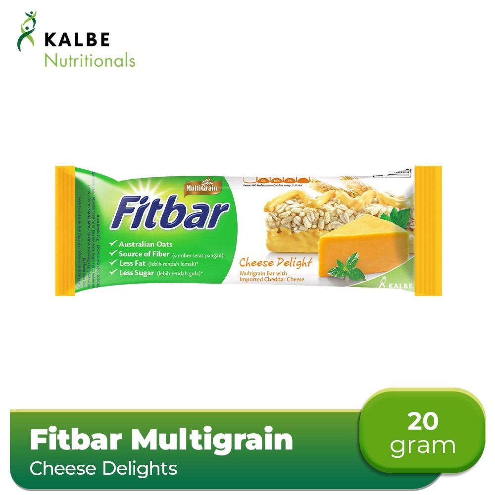 

Fitbar Cheese Delight 20gr Multigrain