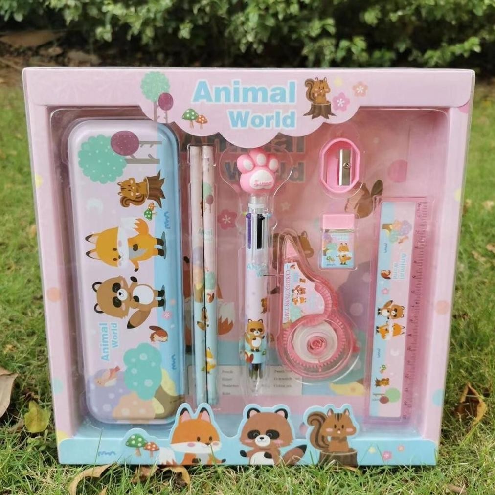 

Siap Kirim [Juallaris](Ktps.2)Kotak Pensil Sett / Study Set Stationery Set Alat Tulis Sekolah Anak Set Atk Motif Tu-67
