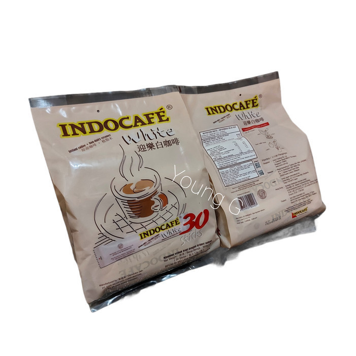 

Indocafe White Coffee 30 Sticks No Sugar / Kopi Putih Bebas Gula