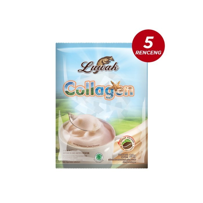 

Kopi Luwak Collagen Renceng 10X25Gr - 5 Pcs