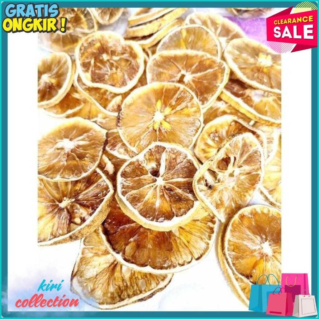 

Lemon Dried Slice / Lemon Kering Iris (Lagi Diskon)