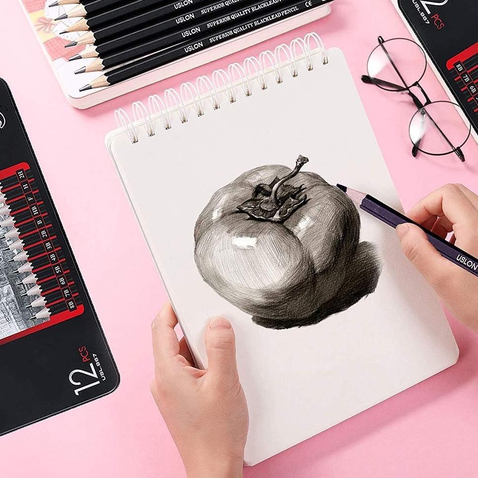 

Big Sale Isi 12 Pensil Sketsa Pensil Gambar Lengkap Drawing Pencil Set Charcoal Pencils Set Hig Quality