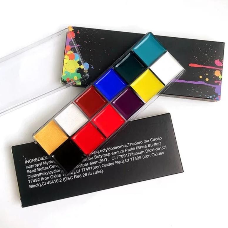 

Spesial Body Art 15 Colour Set +2 Brush / Face Painting / Body Garansi