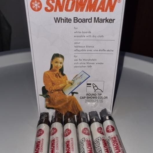 

Flash Sale Isi 6 Pcs Spidol Whiteboard Snowman Bg 12 Hitam 8.8
