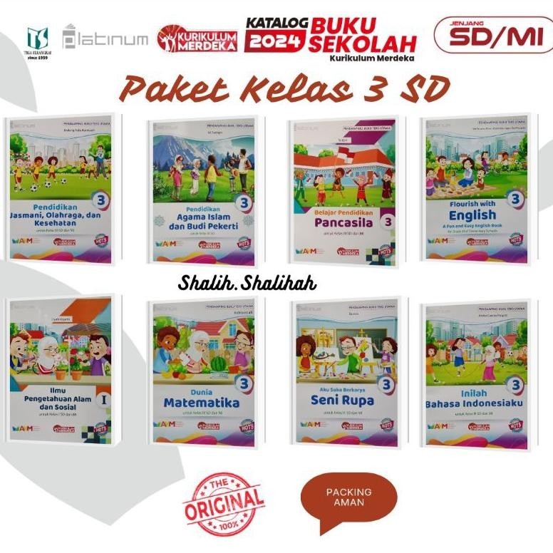 Diskon Buku Paket Kurikulum Merdeka Kelas 1 2 3 4 5 6 Sd Ksp Platinum Tiga Serangkai Hig Quality