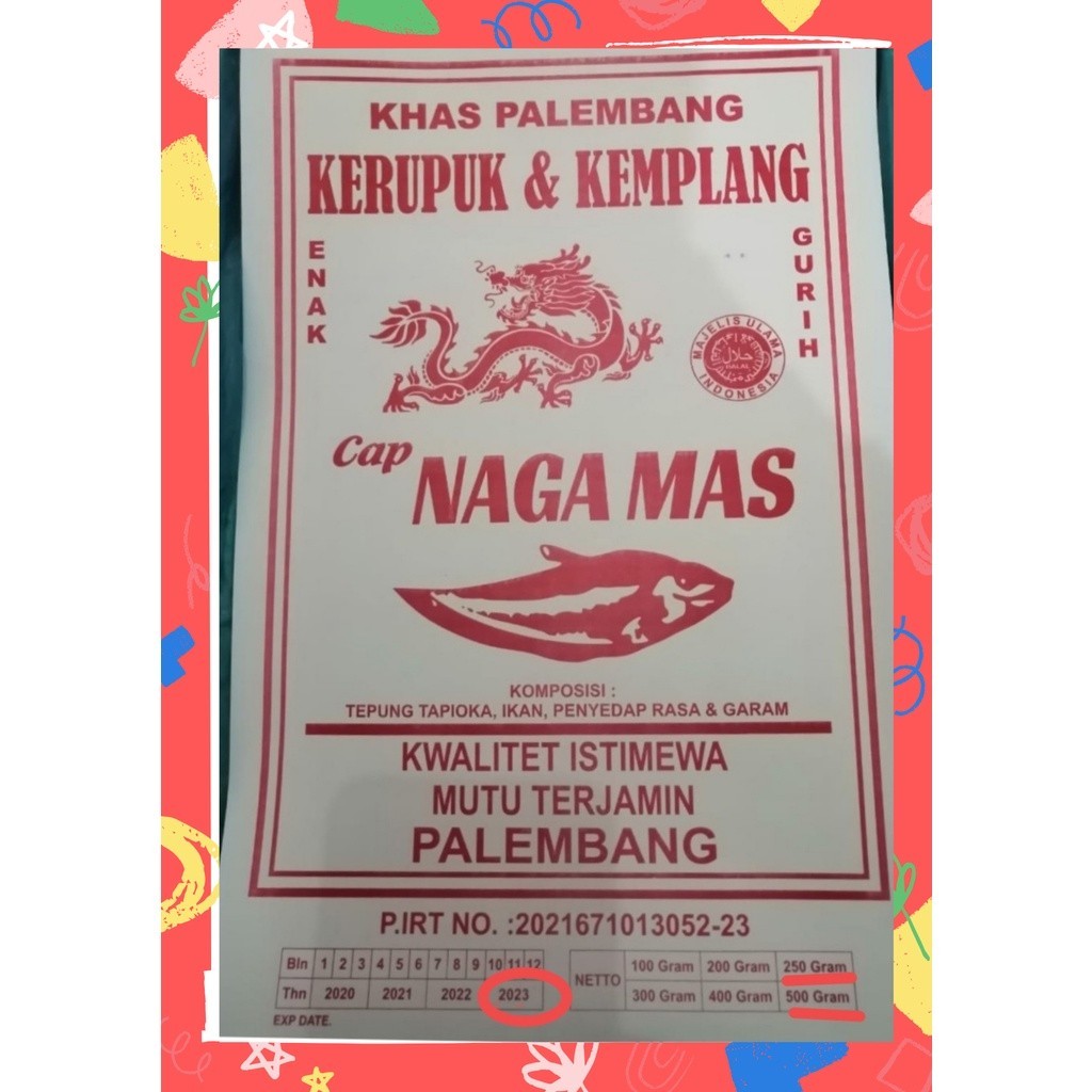 

KEMPLANG MINI KEMPLANG KOIN PALEMBANG ASLI 250 GRAM ASLI PALEMBANG