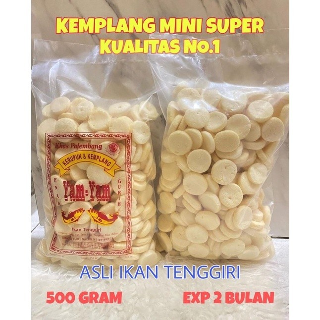 

KEMPLANG MINI SUPER KEMASAN 500GR ASLI PALEMBANG