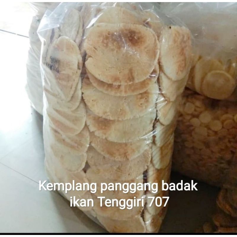 

KEMPLANG PANGGANG BADAK 707 PALEMBANG/KEMPLANG BAKAR BADAK/KELEMPANG PANGGANG/KERUPUK IKAN TENGGIRI