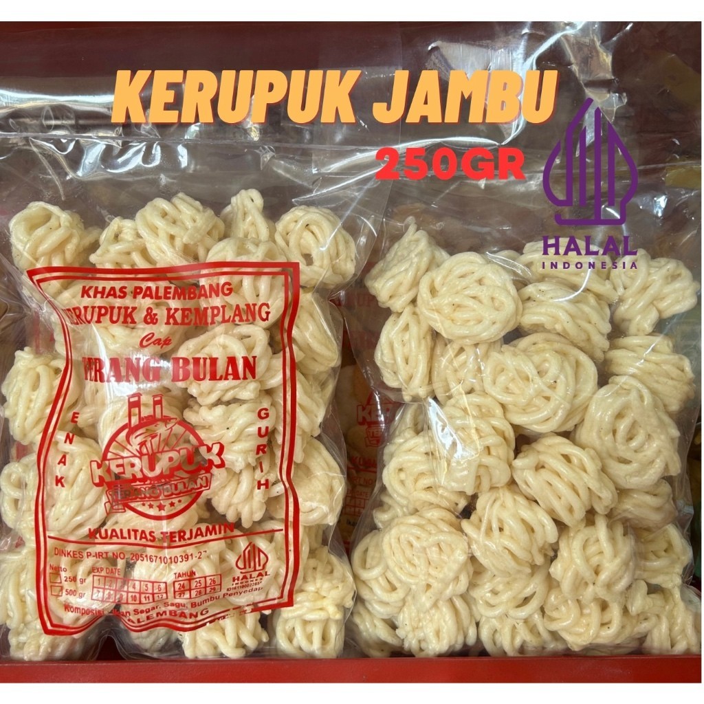 

KERUPUK JAMBU KERUCUT ASLI PALEMBANG