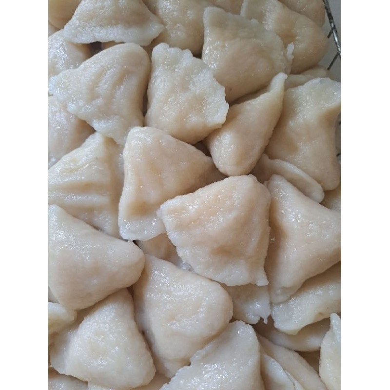 

PEMPEK PALEMBANG CAMPUR/PEMPEK CAMPUR/PEMPEK/PEMPEK TENGGIRI ISI 10 PCS ASLI PALEMBANG