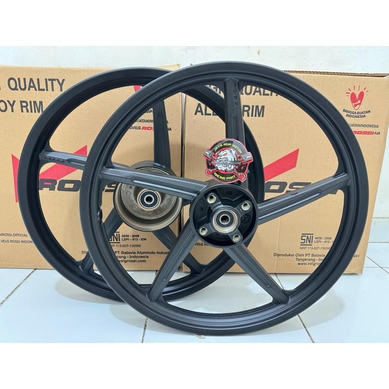 DFR VELG RACING ROSSI PALANG 5 AJA KARISMA,SUPRA 125,REVO ABSOLUTE,FI,FIT X,SUPRA FIT NEW TERLARIS
