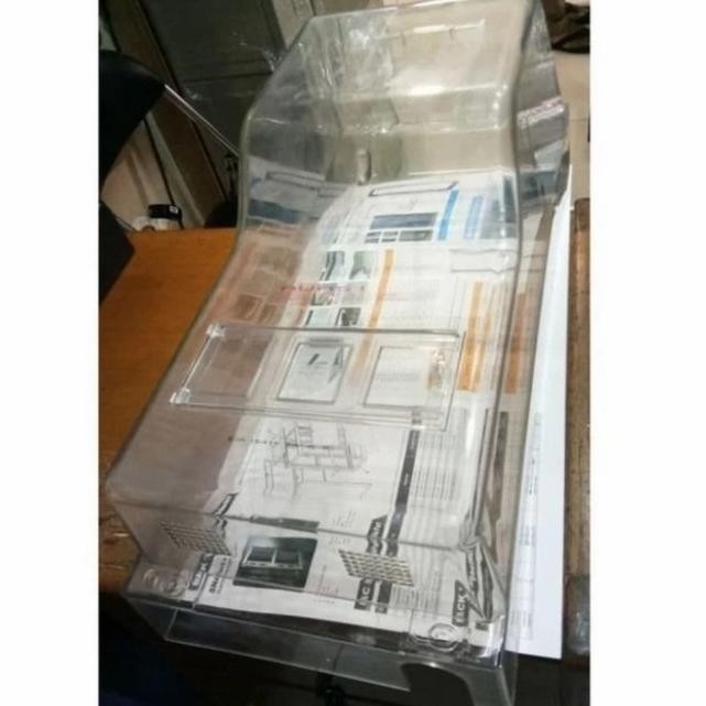 Box KWH Listrik 3 Phase Transparan / Tutup KWH 3 Phase Plastik