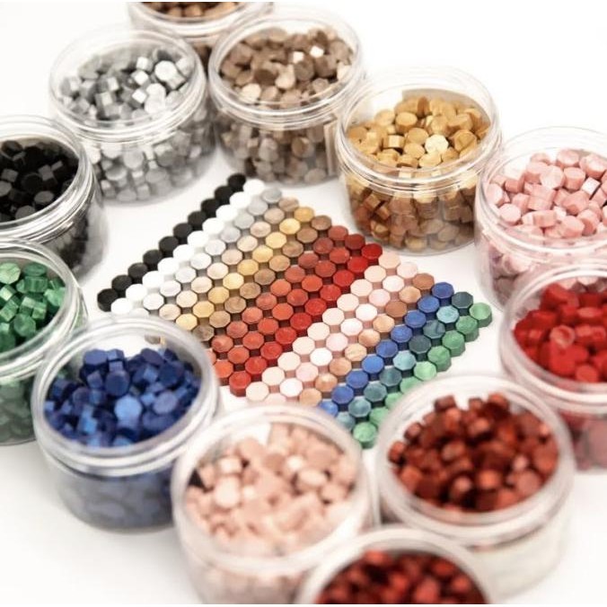 

Special Price!! Seal Wax Beads Jar (450 Beads / Jar), Pilihan Warna Swipe Ke Kiri