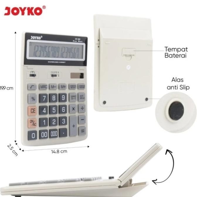 

KALKULATOR CHECK & CORRECT JOYKO CC-50 CALCULATOR 16Digit Desktop CC50