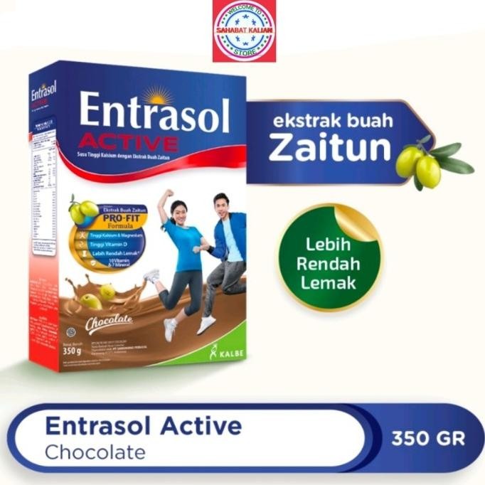 

ENTRASOL ACTIVE CHOCOLATE 360gr PER 1 BOX