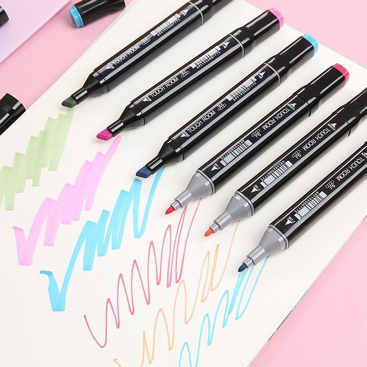 

Viral 24Pcs Spidol Touch Art Maker / Graphic Art Maker Pen Color / Spidol Warna 24 Set Be09