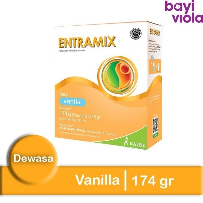 

Entramix Vanila Vanilla 174 gram Susu Nutrisi Dewasa Lansia