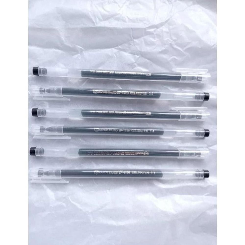 

er-87 (SF1020eco LUSIN) Pulpen Bolpoint Bolpen Pena Gell Gel Jel Pen Grosir Murah Obral Ekonomis 0.4mm merk Safari Lusinan isi 12 pcs Original