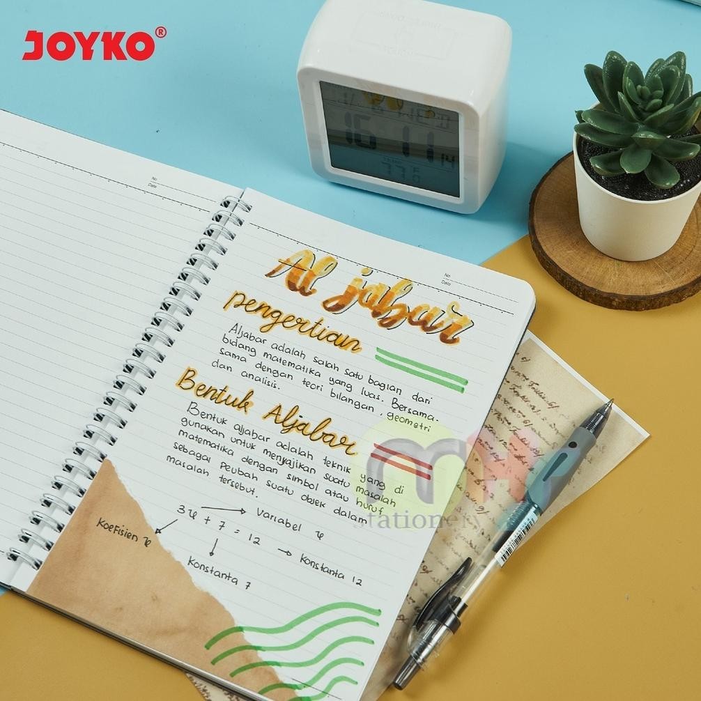 

Aw89 Notebook Diary Agenda Buku Catatan Bergaris Ruled Joyko NB-690 Hemat