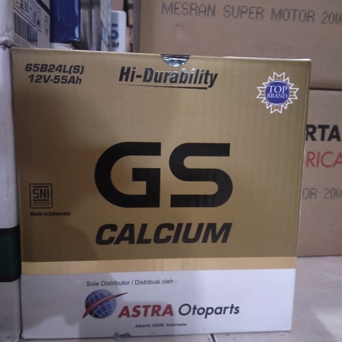Aki Gs Astra Calcium 65B24Ls , Aki Untuk Mobil Hrv