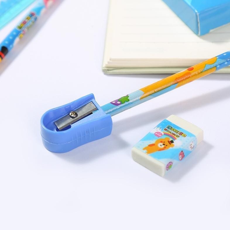 

Mega Sale STT Alat Tulis Set 6IN1 Stationery Set Lucu Karakter 6 IN 1 Set Perlengkapan Pensil Penggaris Buku Penghapus Sekolah Anak-Anak TK Box Tali Sourvenir Ulang Tahun Murah Sale