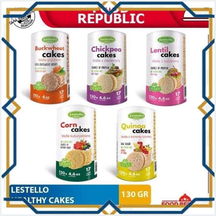 

[IKK] LESTELLO QUINOA CORN BUCKWHEAT CHICKPEA LENTIL CAKES SNACK SEHAT HALAL