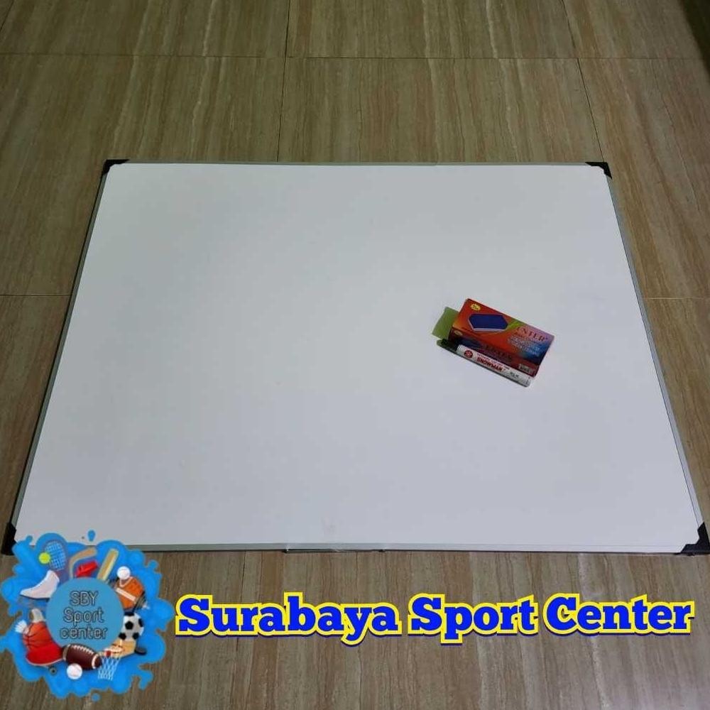 

u-45 Papan Tulis Gantung 2 Sisi / White Board / Papan Tulis Kapur 7 Ukuran Berkualitas