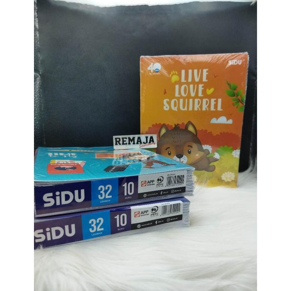 

tg-342 Buku Tulis SIDU 32 per pack isi 10 BUKU Terlaris