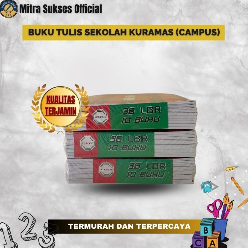 

wd-54 Buku Tulis Campus 36 lembar 1 pack (10 pcs) Terlaris