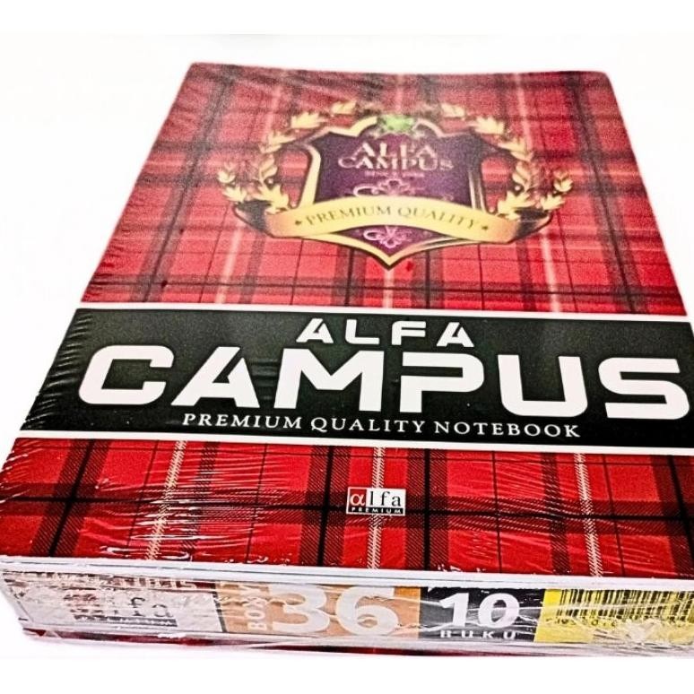 

fgs-3 BUKU CAMPUS ALFA / BM CAMPUS ISI 36 LEMBAR 1PAK 10 BUKU Hemat