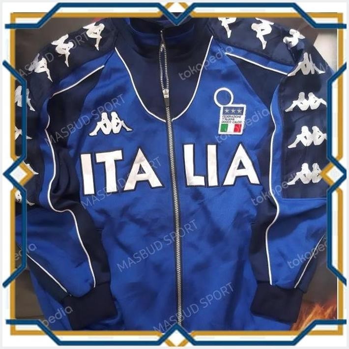 [IKK] JERSEY ORIGINAL/JAKET ANTHEM TIMNAS ITALIA KAPPA 2000